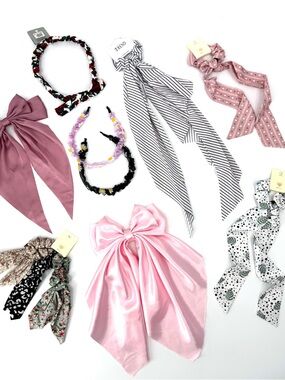 11 Pc. Fancy Frills Big Bows Hair Accessory Bundle